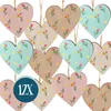 Logbuch-Verlag 12 Holzherzen zum Aufhängen Pastell bunt Produktbild-Vorschau 2
