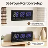 Horloge murale numérique LED - Affiche l'heure, la date et Voir les images du produit 5