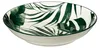 A white bowl with a green palm leaf pattern. Náhľad obrázku produktu