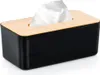Vilde | Scatola per fazzoletti - Nero - 24x13x9,5 cm - Anteprima dell’immagine prodotto 1