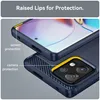 Moto X40 Hülle, Carbon-Faser TPU Silikon Stoßfest Produktbild-Vorschau 4