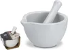 Porcelánový mažiar na drvenie korenia, byliniek a orechov Náhľad obrázku produktu 2