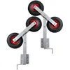 vidaXL Bootstrailer-Stützen Doppelrad 2er-Set 59-84 cm Produktbild-Vorschau 4