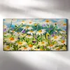 Wandbild Leinwand Bilder mit Uhr 60x30 Malerei Abstrakte Produktbild-Vorschau 2