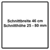 Metabo RM 36-18 LTX BL 46 solo Akku-Rasenmäher Produktbild-Vorschau 4