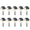 LED Filament Tropfen 4W = 40W E14 Kopfspiegel Silber Produktbild-Vorschau 3