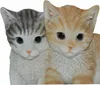 Gartenfigur Deko Figur Katzenpaar junge Katzen Produktbild-Vorschau 4