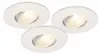 3er Set LED Einbaustrahler dimmbar & schwenkbar – IP44 – Produktbild-Vorschau 1