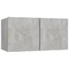 vidaXL TV-Schränke 4 Stk. Betongrau 60x30x30 cm Produktbild-Vorschau 5