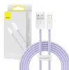 Cable Usb Do Lightning Baseus Dynamic, 2.4A, 2M (Fioletowy) Voir les images du produit 1