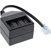 A black TAE adapter cable with an RJ11 connector is shown against a white background. Anteprima dell’immagine prodotto