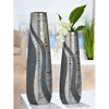 Gilde Bodenvase, "Sevilla", gestreift, Keramik, Voir les images du produit 2