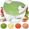KüchenPro Handzerkleinerer 500ml grün weiß manuell Produktbild-Vorschau 1