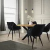 ML-Design 4er Set Esszimmerstuhl mit Rückenlehne, Schwarz, Produktbild-Vorschau 7