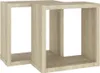 vidaXL Scaffali a cubo 2 pezzi rovere Sonoma 30x15x30 cm Anteprima dell’immagine prodotto 6
