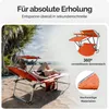 CASARIA® Sonnenliege Klappbar Wetterfest Gartenliege Mit Produktbild-Vorschau 5