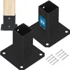 KOTARBAU® 2 pz Fissaggio Pali Legno Supporto Per Pali In Anteprima dell’immagine prodotto 1