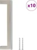 vidaXL Möbelgriffe 10 Stk. Silbern 128 mm Edelstahl Produktbild-Vorschau 1