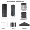 Pavillon 3x3m Faltpavillon Wasserdicht Stabil Winterfest, Produktbild-Vorschau 9