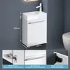 doporro Badmöbelset Waschbecken-Unterschrank für Gäste-WC Produktbild-Vorschau 6