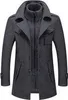 ASKSA Hommes Manteau d'hiver longueur moyenne Manteau de Voir les images du produit 1