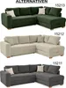 Ecksofa-Dauerschläfer Boxspring Federkerncouch Topper Produktbild-Vorschau 16