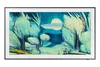 A framed digital artwork displayed on a TV screen. Náhľad obrázku produktu