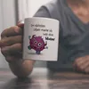Freches Monster in pink Kaffeebecher mit lustigem Spruch Produktbild-Vorschau 2