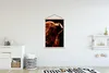 MuchoWow® Textilposter Schottischer Highlander - Kuh - Produktbild-Vorschau 2