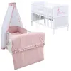 Baby-Delux Babybett Kinderbett Natalie Princess 70x140 Weiß Produktbild-Vorschau 1