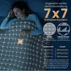 ELONEO Gewichtsdecke Fleece, Sherpa, Kuscheldecke mit Produktbild-Vorschau 4
