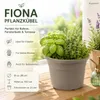 Pflanztopf Fiona Taupe Ø 20cm - Frostsicher & UV-Beständig Produktbild-Vorschau 2