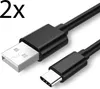 2x Typ-C Ladekabel für Original Samsung Galaxy Note 8, Note Produktbild-Vorschau 1