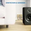 deleyCON Multimedia Lautsprecher Boxen Wanddose Produktbild-Vorschau 6