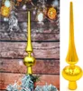 Weihnachtsbaumspitze 25cm Gold Produktbild-Vorschau 5