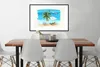 MuchoWow® MuchoWow® Gerahmtes Poster Strandkorb - Produktbild-Vorschau 3