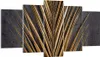 Bild auf Leinwand - Leinwandbild - 5 Teile - Blatt golden Produktbild-Vorschau 1