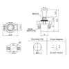 Zugschalter | 12V | 10A | M3 Schraubanschluss | Ø8,5mm Produktbild-Vorschau 7