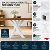Orion rám stolu (antracit, 77x77xV71 cm) designový křížový Náhled obrázku produktu 5