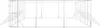 Outdoor-Hundezwinger Silbern 6x14x2 m Verzinkter Stahl Produktbild-Vorschau 5