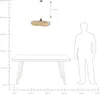BELIANI Závěsná lampa bambusová, světle hnědá boho styl Náhled obrázku produktu 7