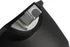 A close-up view of a metallic handle attachment on a black product, likely cookware. Produktbild-Vorschau