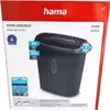 The image shows the packaging of a Hama paper shredder. Produktbild-Vorschau