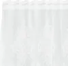 vidaXL Spitzenvorhang mit Vorhängen Floral Weiß 160 x 400 Produktbild-Vorschau 4