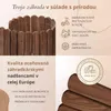 Floranica drevený okraj záhona 30 x 100 cm hnedý obruba Náhľad obrázku produktu 2