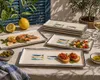 Teller, mediterran mit Sardinen-Motiv | Maritime Produktbild-Vorschau 9