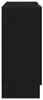 vidaXL Sideboard noir imitation chêne 120 x 30,5 x 70 cm Voir les images du produit 7