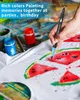 24 farbige Wasserfarben Stifte, doppelseitige Filzstifte, Produktbild-Vorschau 7