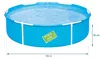 Bestway Steel Pro 56283, 580 L, Rámový bazén, Modrá, 4,47 Náhľad obrázku produktu 8