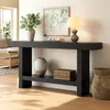 Console tafel van massief hout, 160 cm breed, 2-laags, Productafbeelding-voorbeeld 1